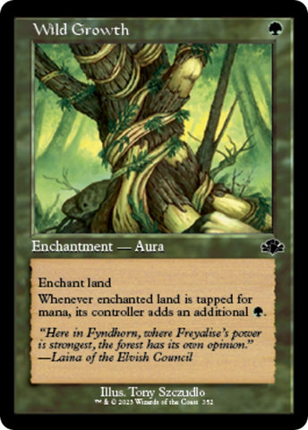 Image for Wild Growth (Retro Frame) (352) [Dominaria Remastered]