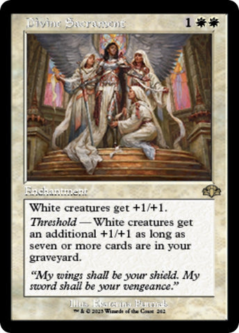Image for Divine Sacrament (Retro Frame) (262) [Dominaria Remastered]