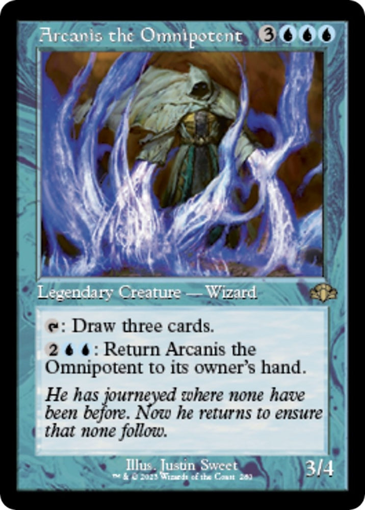 Image for Arcanis the Omnipotent (Retro Frame) (280) [Dominaria Remastered]