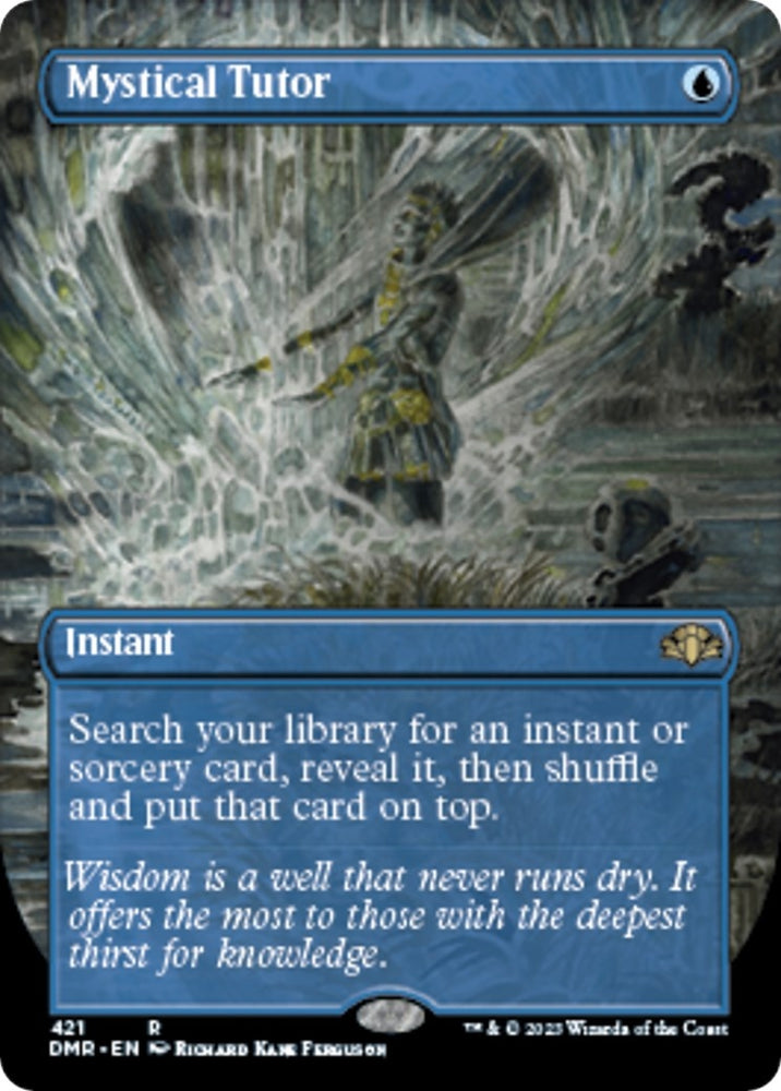 Image for Mystical Tutor (Borderless) (421) [Dominaria Remastered]
