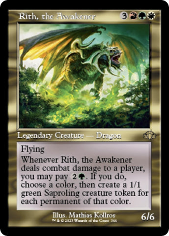 Image for Rith, the Awakener (Retro Frame) (366) [Dominaria Remastered]