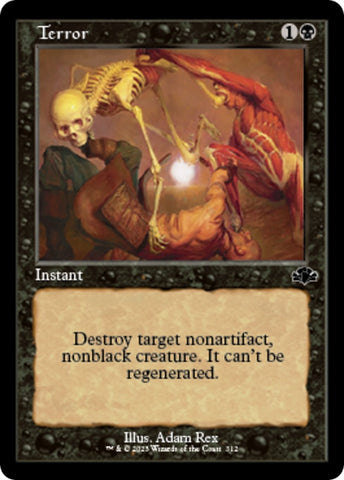 Image for Terror (Retro Frame) (312) [Dominaria Remastered]