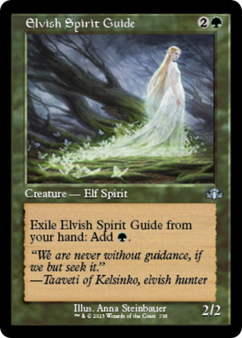 Image for Elvish Spirit Guide (Retro Frame) (338) [Dominaria Remastered]