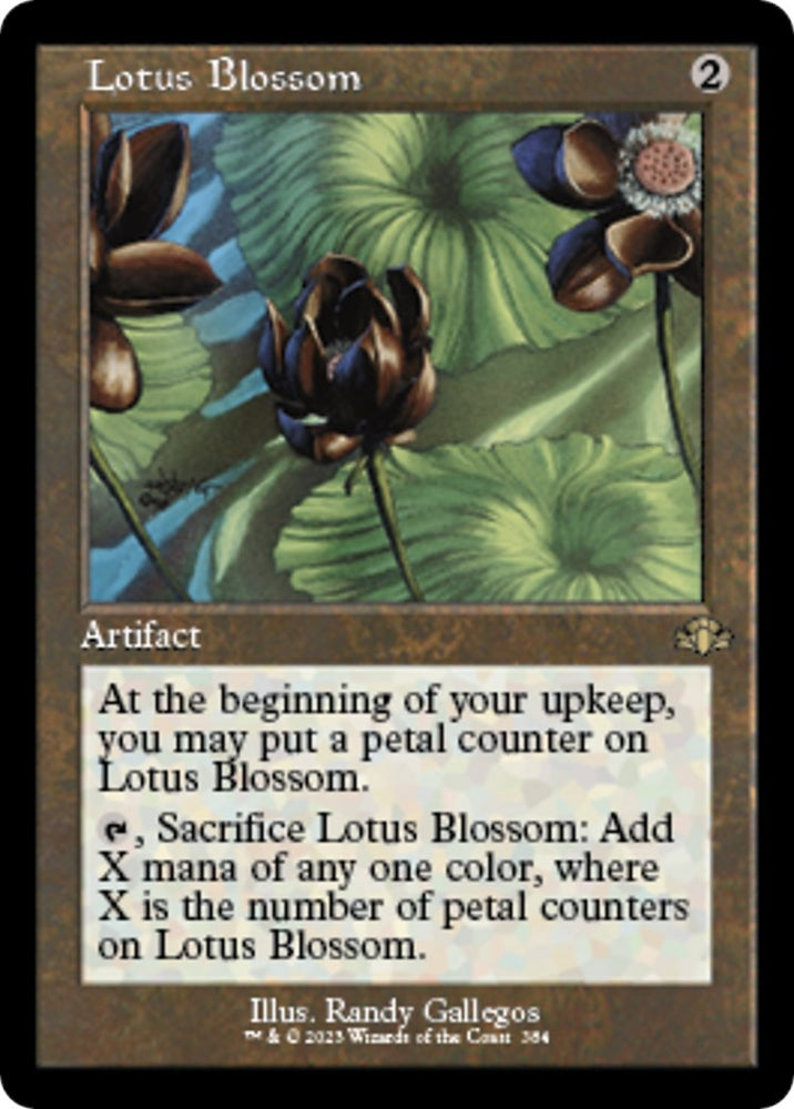 Image for Lotus Blossom (Retro Frame) (384) [Dominaria Remastered]