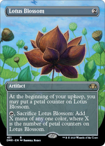 Image for Lotus Blossom (Borderless) (451) [Dominaria Remastered]