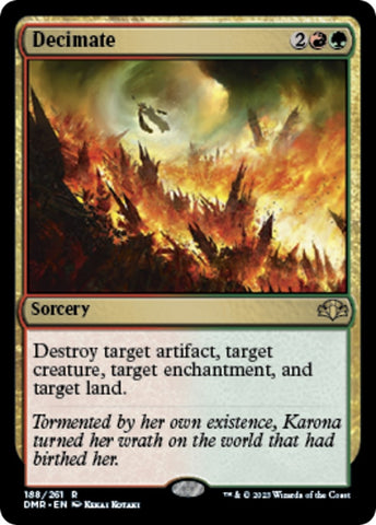 Image for Decimate (188) [Dominaria Remastered]