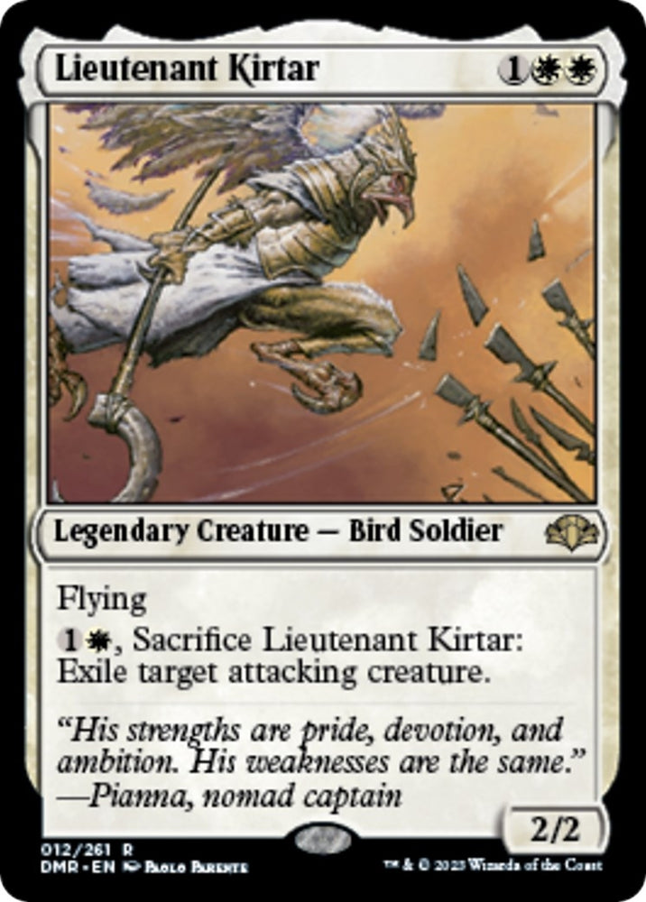 Image for Lieutenant Kirtar (12) [Dominaria Remastered]