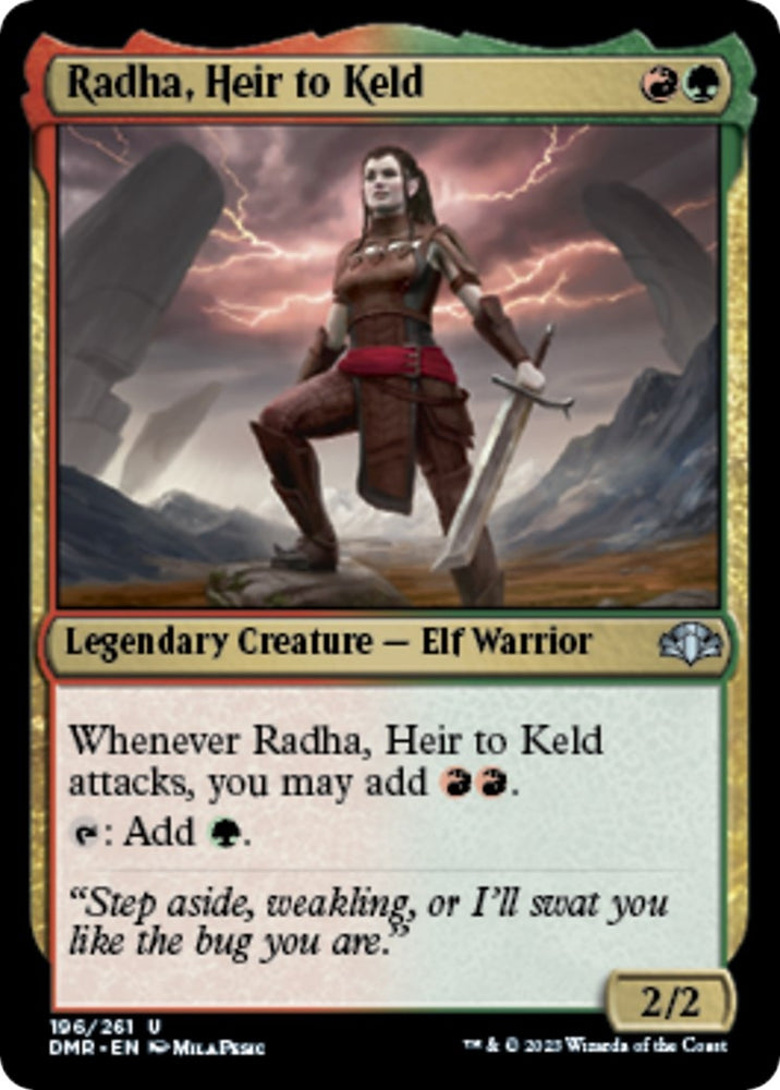 Image for Radha, Heir to Keld (196) [Dominaria Remastered]