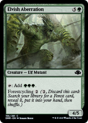 Image for Elvish Aberration (156) [Dominaria Remastered]