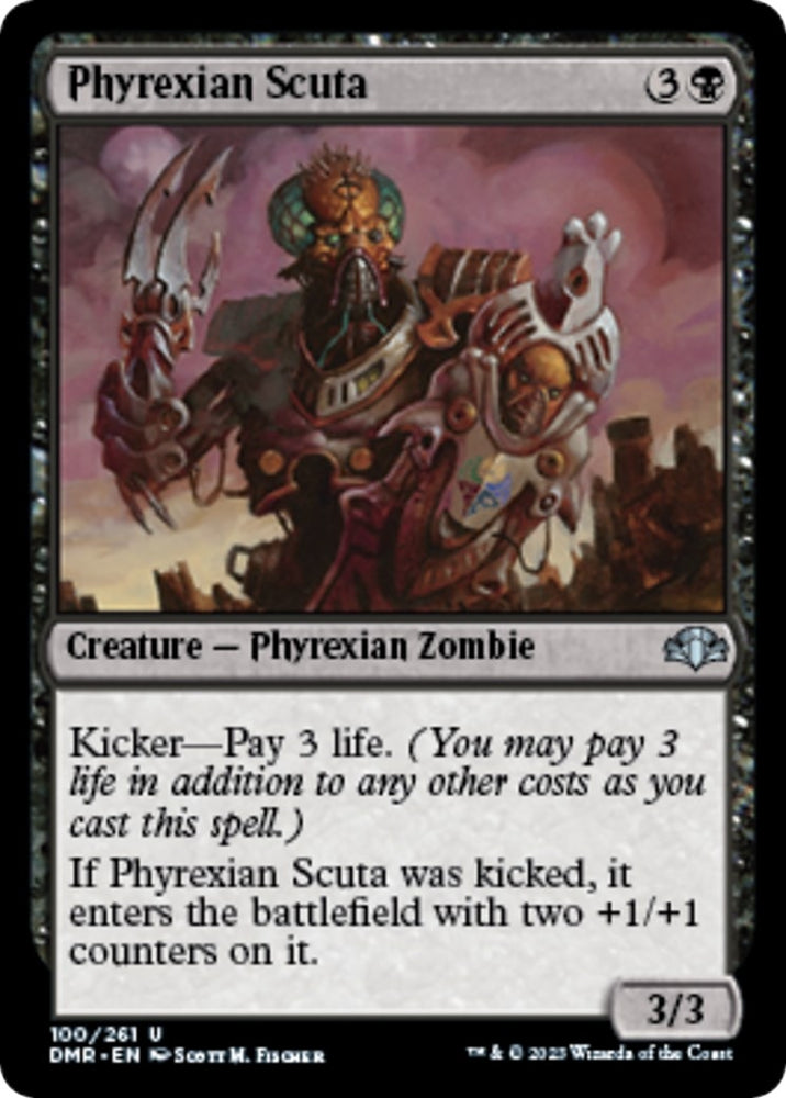 Image for Phyrexian Scuta (100) [Dominaria Remastered]