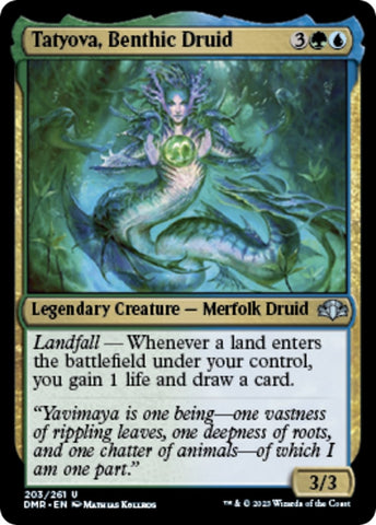 Image for Tatyova, Benthic Druid (203) [Dominaria Remastered]