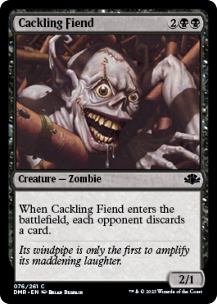 Image for Cackling Fiend (76) [Dominaria Remastered]