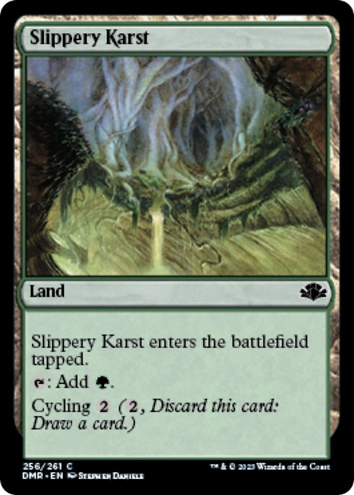 Image for Slippery Karst (256) [Dominaria Remastered]