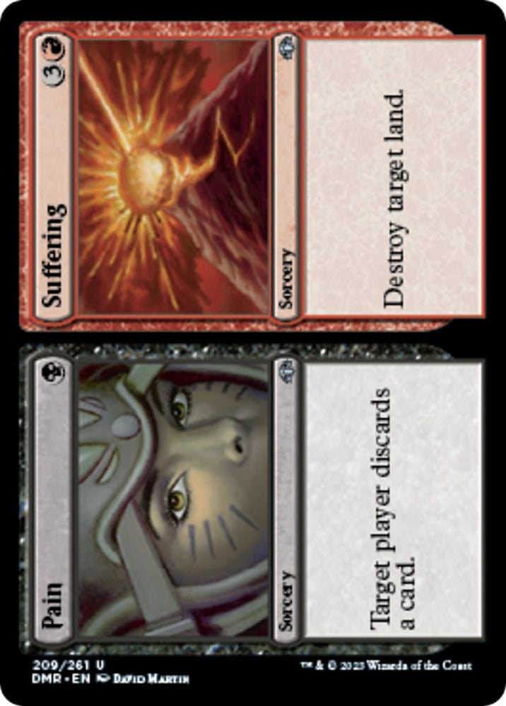 Image for Pain // Suffering (209) [Dominaria Remastered]