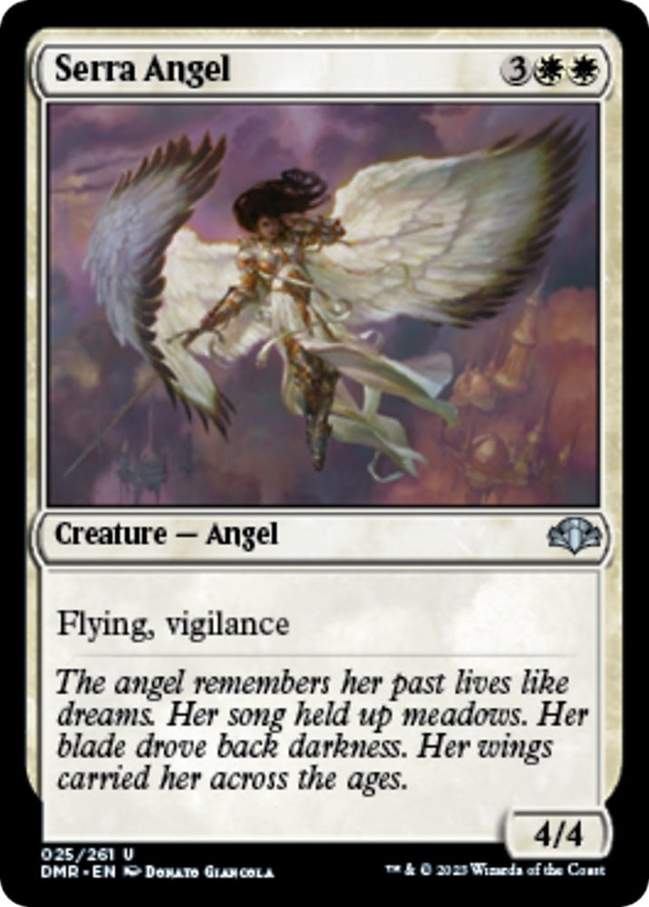 Image for Serra Angel (25) [Dominaria Remastered]