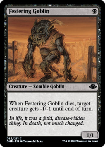 Image for Festering Goblin (85) [Dominaria Remastered]