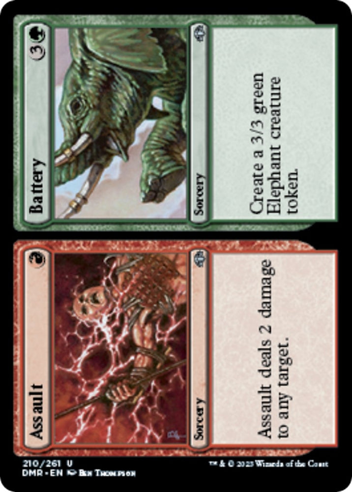 Image for Assault // Battery (210) [Dominaria Remastered]
