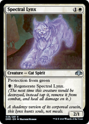 Image for Spectral Lynx (28) [Dominaria Remastered]