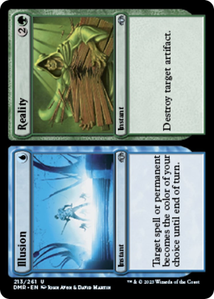 Image for Illusion // Reality (213) [Dominaria Remastered]