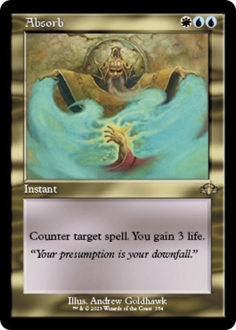 Image for Absorb (Retro Frame) (354) [Dominaria Remastered]