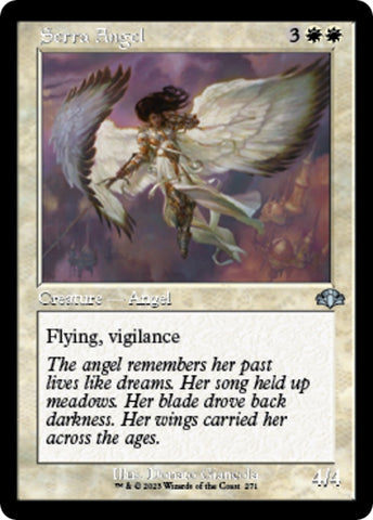 Image for Serra Angel (Retro Frame) (271) [Dominaria Remastered]
