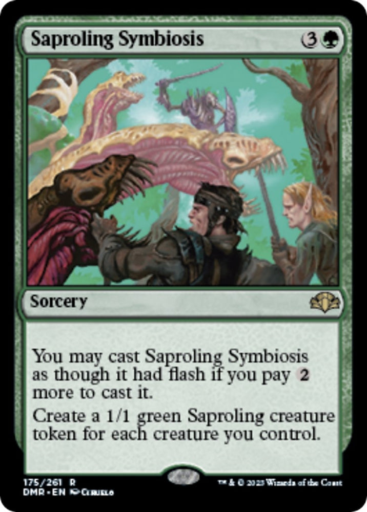 Image for Saproling Symbiosis (175) [Dominaria Remastered]