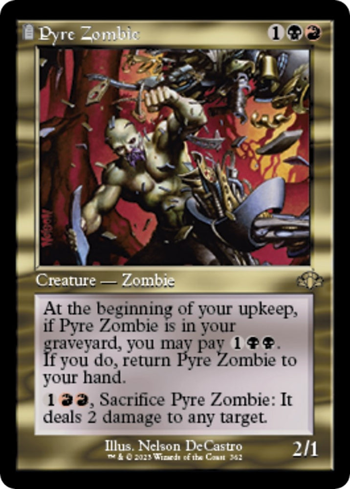 Image for Pyre Zombie (Retro Frame) (362) [Dominaria Remastered]