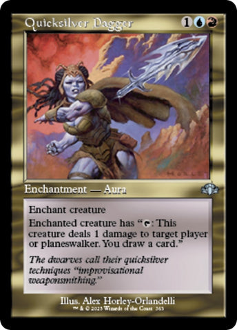 Image for Quicksilver Dagger (Retro Frame) (363) [Dominaria Remastered]