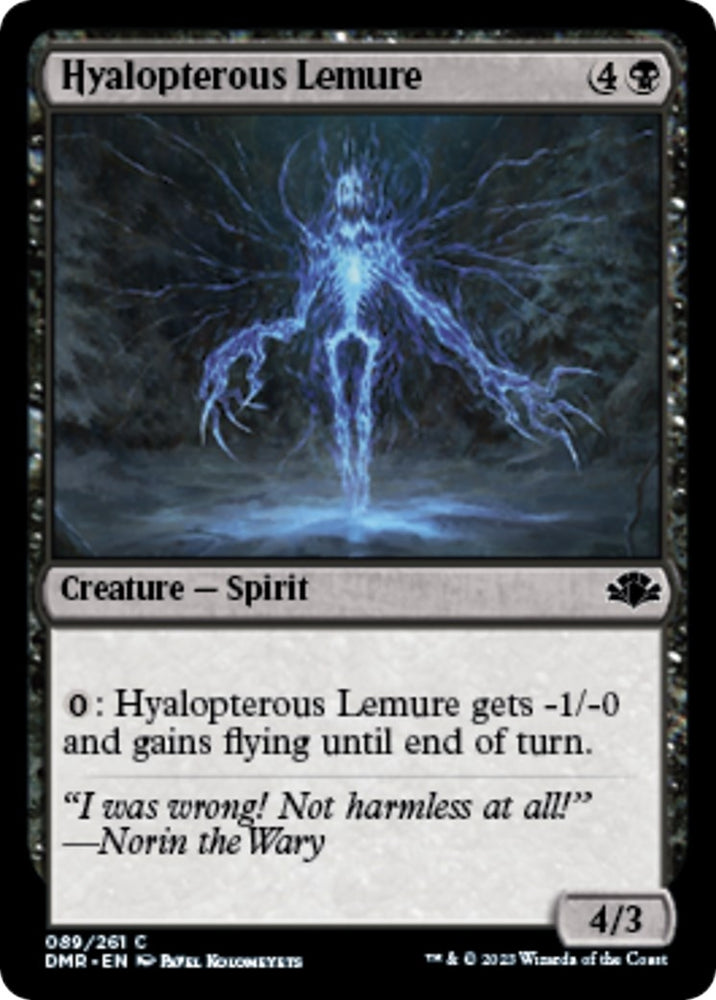 Image for Hyalopterous Lemure (89) [Dominaria Remastered]