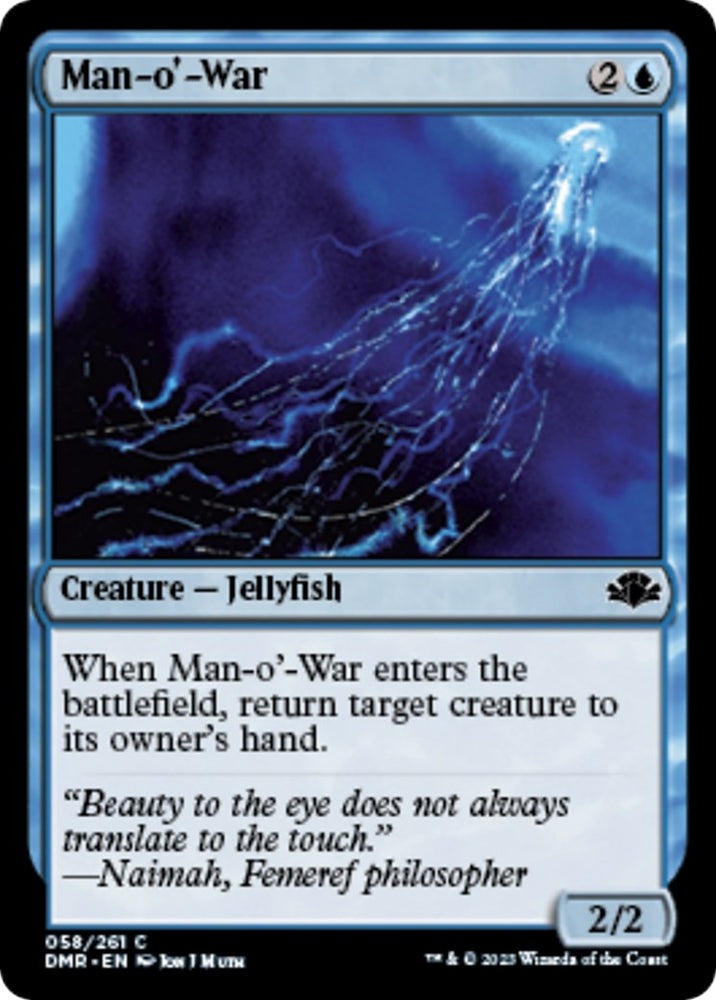 Image for Man-o'-War (58) [Dominaria Remastered]