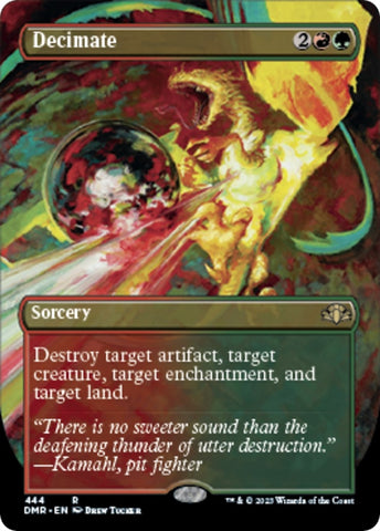 Image for Decimate (Borderless) (444) [Dominaria Remastered]