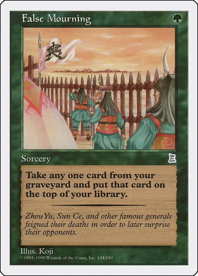 Image for False Mourning (134) [Portal Three Kingdoms]