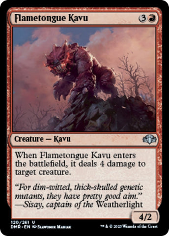 Image for Flametongue Kavu (120) [Dominaria Remastered]