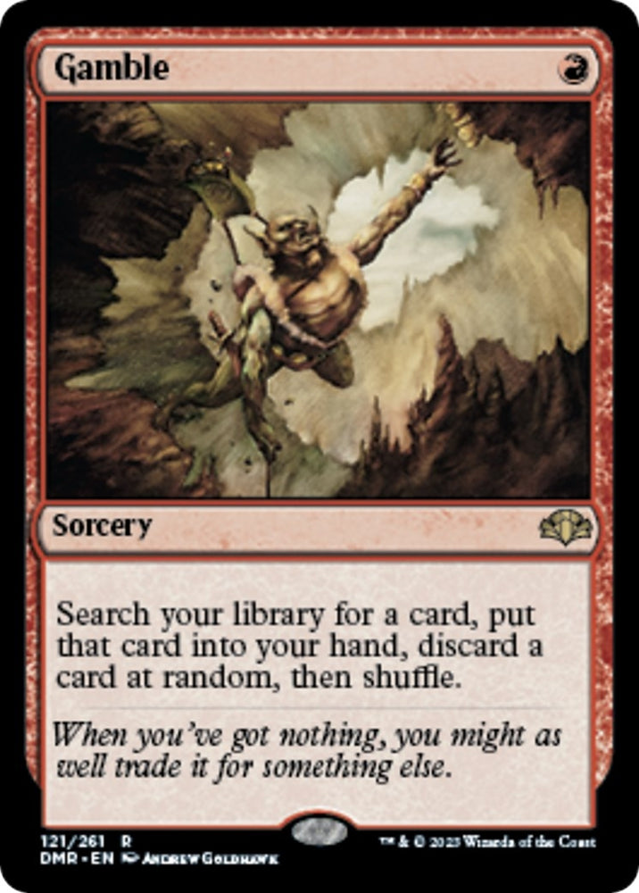 Image for Gamble (121) [Dominaria Remastered]