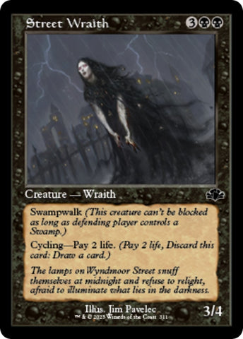 Image for Street Wraith (Retro Frame) (311) [Dominaria Remastered]