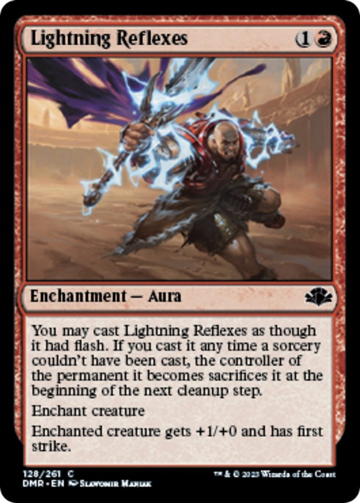 Image for Lightning Reflexes (128) [Dominaria Remastered]