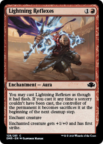 Image for Lightning Reflexes (128) [Dominaria Remastered]
