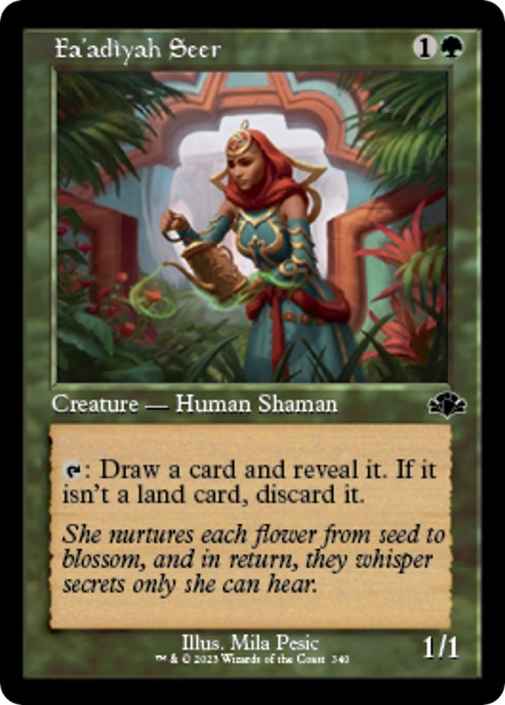 Image for Fa'adiyah Seer (Retro Frame) (340) [Dominaria Remastered]