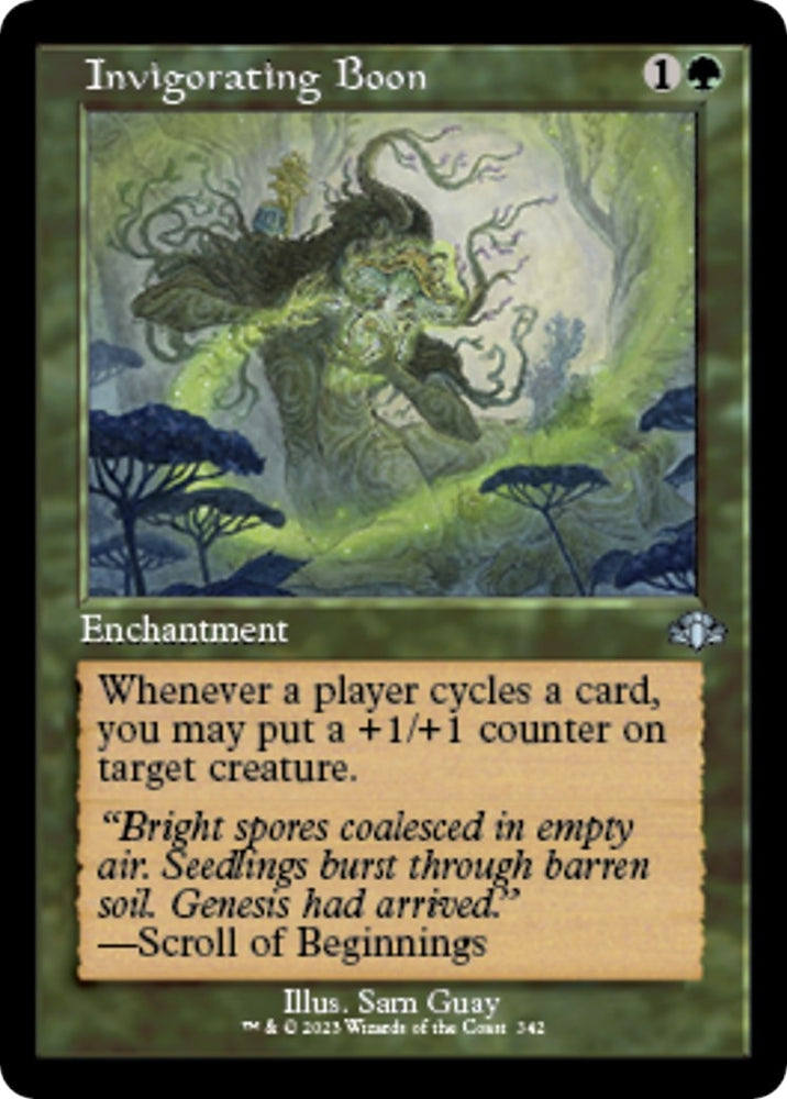 Image for Invigorating Boon (Retro Frame) (342) [Dominaria Remastered]