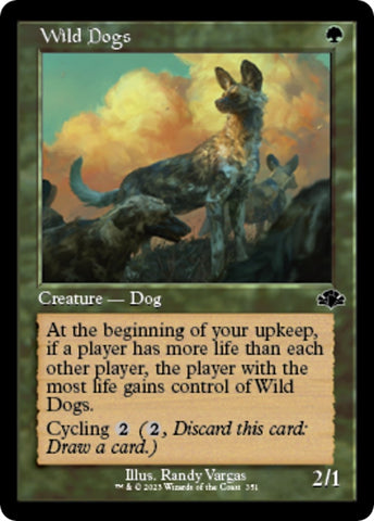 Image for Wild Dogs (Retro Frame) (351) [Dominaria Remastered]