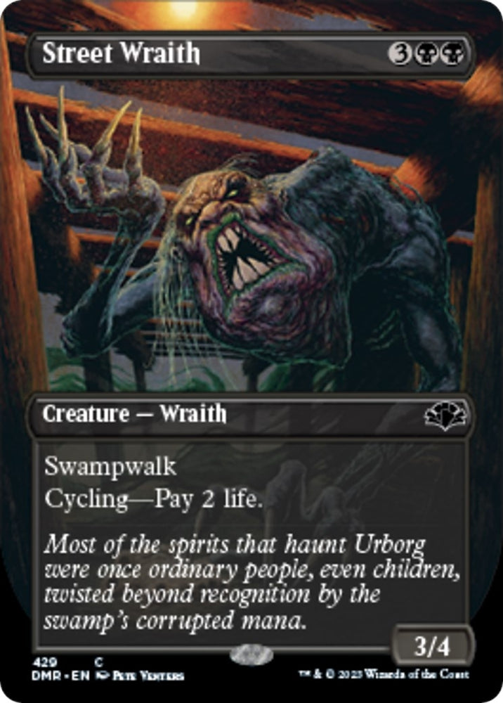 Image for Street Wraith (Borderless) (429) [Dominaria Remastered]