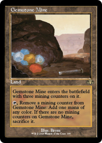 Image for Gemstone Mine (Retro Frame) (395) [Dominaria Remastered]