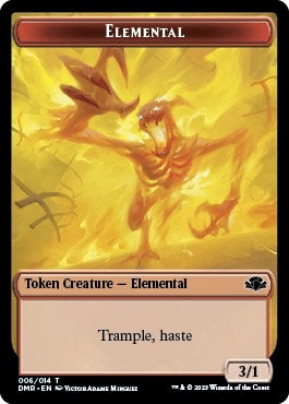 Image for Elemental Token (6) [Dominaria Remastered]