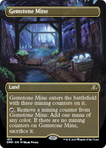 Image for Gemstone Mine (Borderless) (455) [Dominaria Remastered]