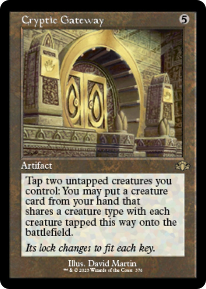 Image for Cryptic Gateway (Retro Frame) (376) [Dominaria Remastered]