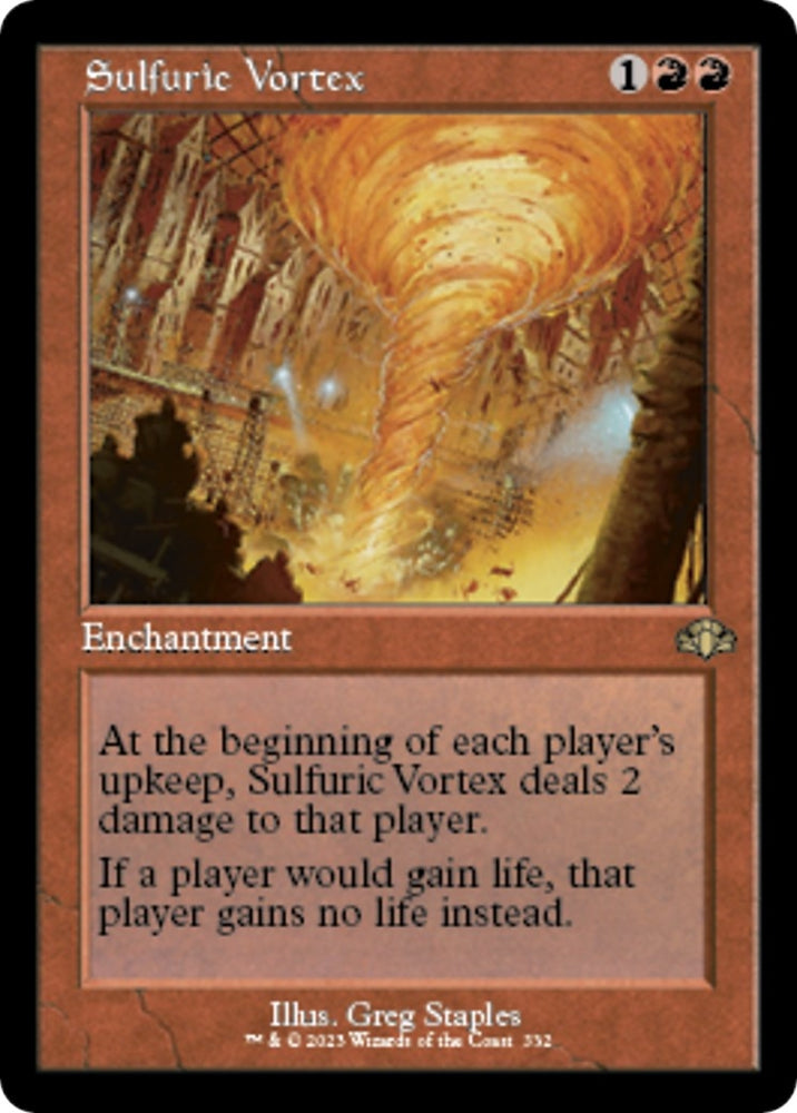 Image for Sulfuric Vortex (Retro Frame) (332) [Dominaria Remastered]