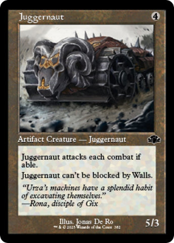 Image for Juggernaut (Retro Frame) (382) [Dominaria Remastered]