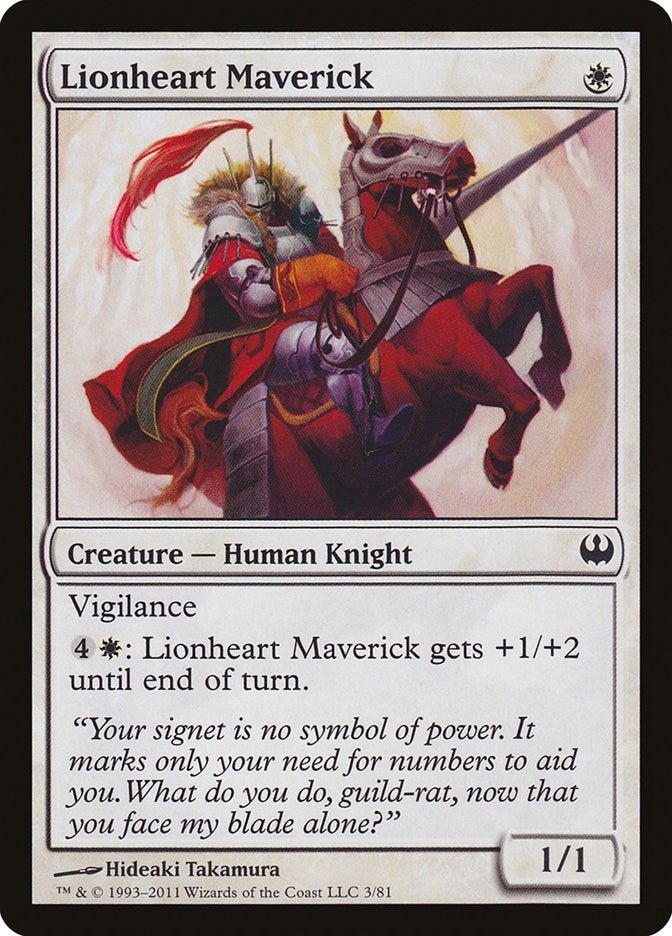 Image for Lionheart Maverick (3) [Duel Decks: Knights vs. Dragons]