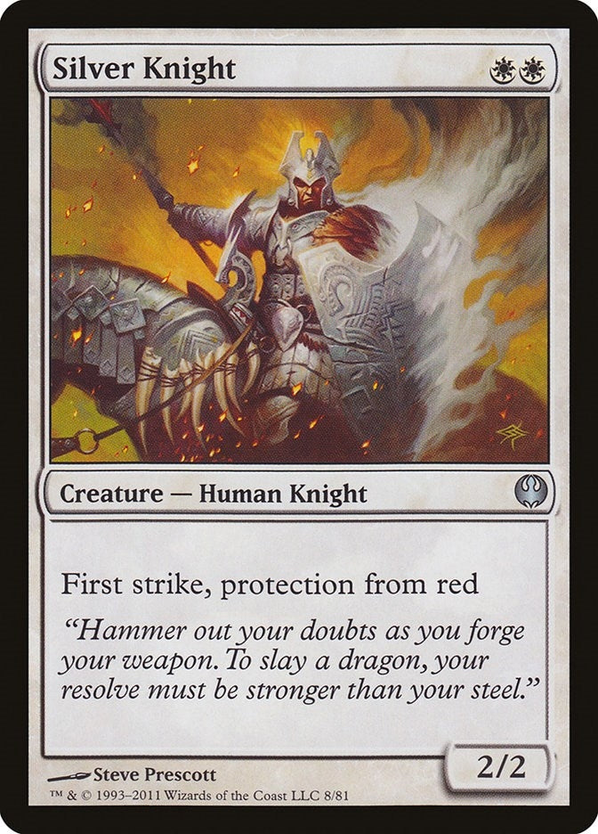 Image for Silver Knight (8) [Duel Decks: Knights vs. Dragons]