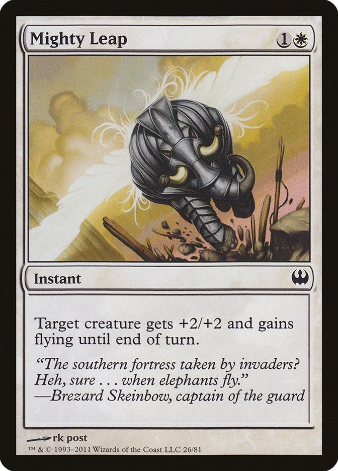 Image for Mighty Leap (26) [Duel Decks: Knights vs. Dragons]